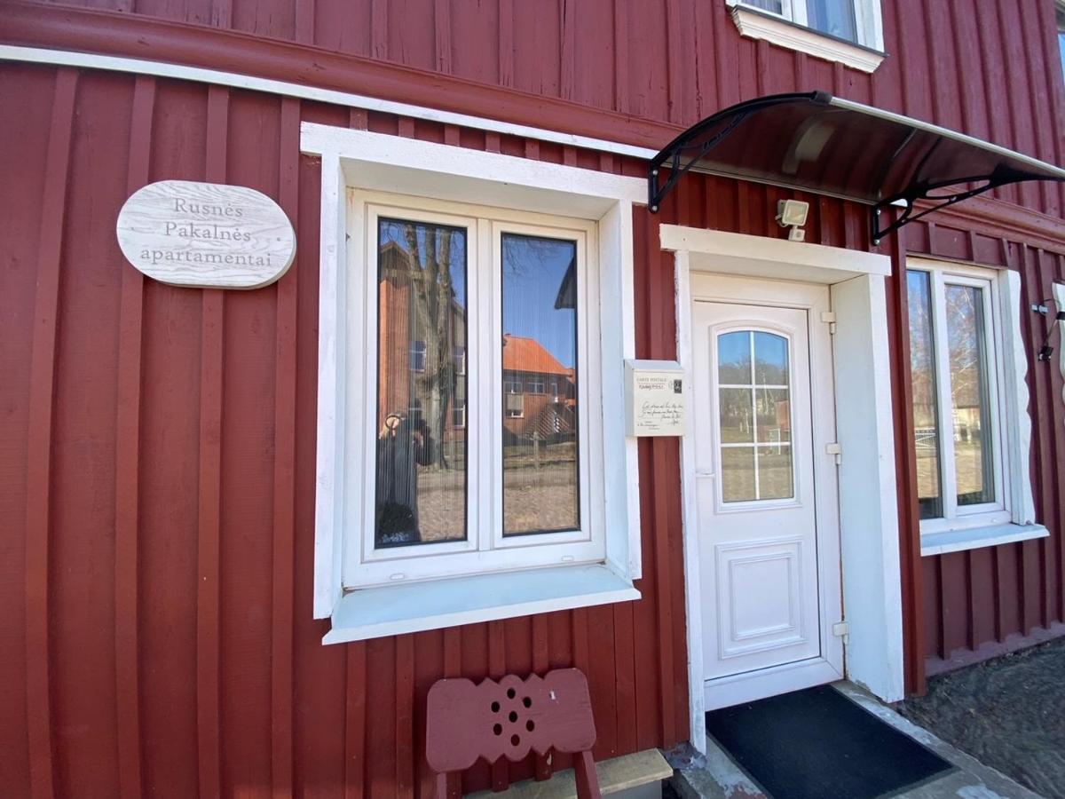 Rusnes Pakalnes Apartamentai Bagian luar foto